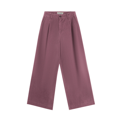 伊纳芙高腰窄版直筒裤