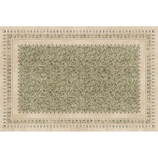 中古波斯风地毯客厅2026新款绿色复古轻奢高级感防水沙发卧室地垫