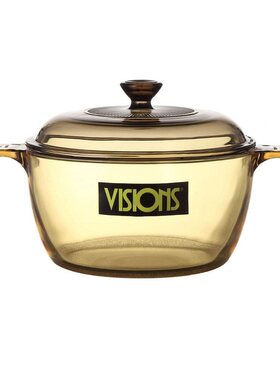 美国晶彩玻璃锅1.5l康宁锅