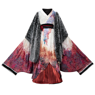 2022国风大典走秀款【鸿宴】异志阁原创改良汉服冬季汉元素战国袍