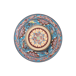 敦煌研究院金属旋转纸雕灯可发光冰箱贴亮灯光藻井博物馆文创磁贴