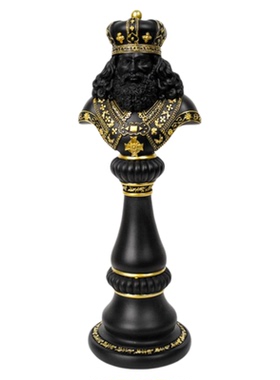 欧式皇后战马国际象棋摆件书房大