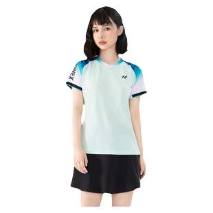 YONEX尤尼克斯羽毛球服女款运动YY速干短袖上衣210154BCR2025爆款