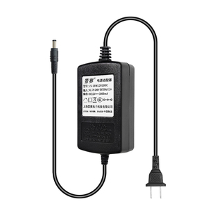 景赛12V1A电源适配器双线DC12伏室内光猫监控圆孔LED台灯路由器充电器电子琴音响摄像头机顶盒移动硬盘