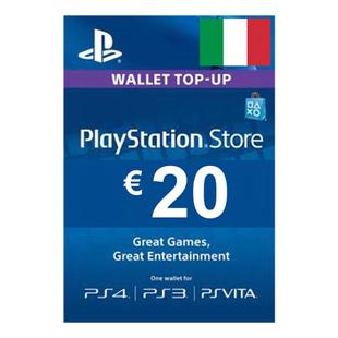 意大利PSN充值卡20欧元 Playstation EUR20 Gift Card IT PS4 PS5