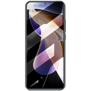 适用小米红米note11pro钢化膜redminote11全屏覆盖新款redmi手机防摔保护贴膜5g防爆por+抗蓝光防指纹十送壳