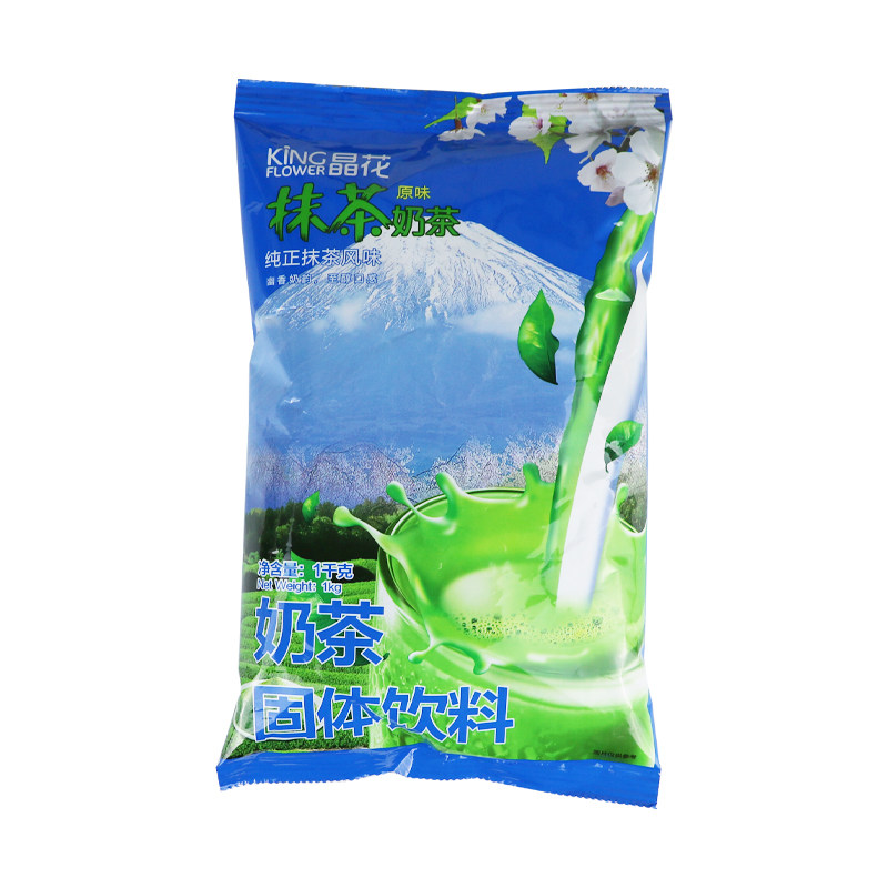 晶花1kg日式袋装饮品奶茶粉