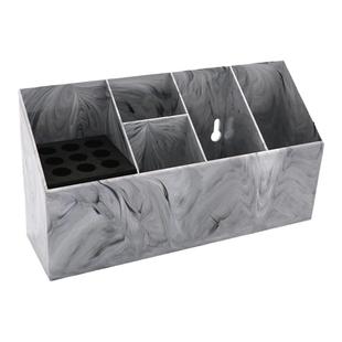 美发工具收纳盒剪刀防滑插座架理发店发型师专用创意桌面置物架