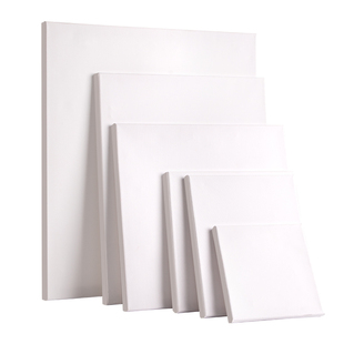 油画框油画布带框肌理丙烯油画板亚麻纯棉实木黑色大尺寸外框免装裱复古圆形迷你定制油画框材料