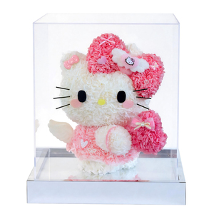 永生花HelloKitt玫瑰花束粉色可爱生日礼物装饰摆件纪念日送女友