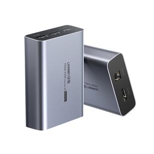 绿联hdmi kvm延长器单网线网络传输150米带usb口键盘鼠标转网口传输1080高清视频rj45转换光纤信号增强放大器