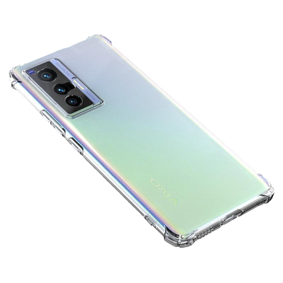 希凯适用vivox70手机壳防摔X70PRO气囊x70t全包边软壳x70新款硅胶透明X70PRO+保护套男女款个性创意支架外壳