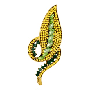 小众设计感清新绿植胸针个性创意服装配饰品别针高档毛衣外套配饰