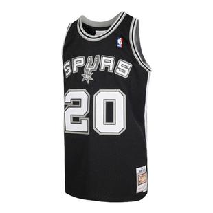 【男生礼物】马刺队吉诺比利02-03赛季MN复刻20号球衣SW球迷版