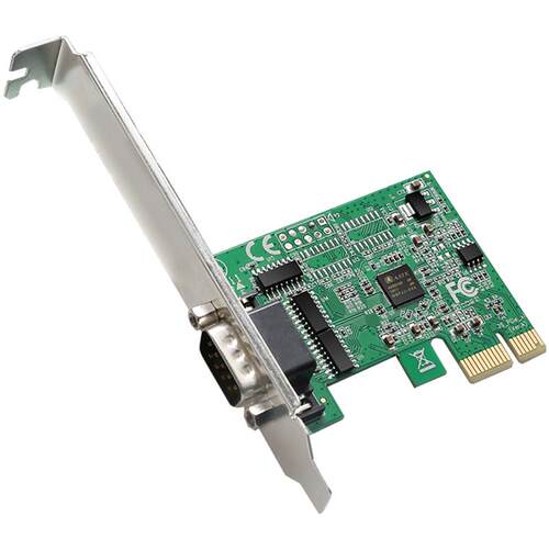 DIEWU 转接卡PCI-E串口卡pcie转COM9针RS232工控串口扩展卡单串口
