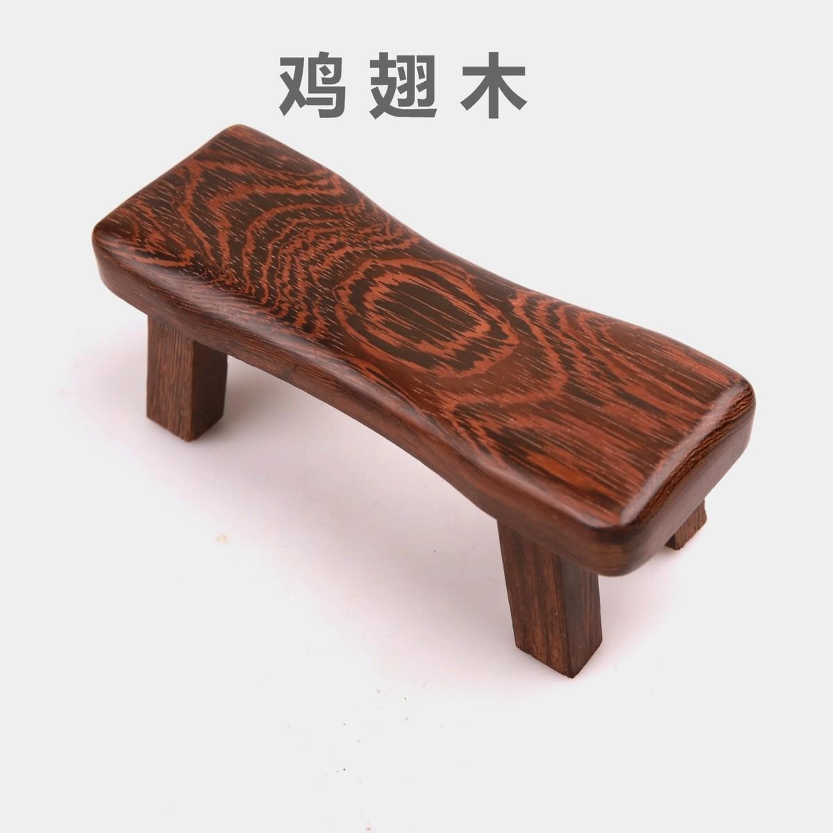 鸡翅木头檀木枕头实木养生保健枕红木凉枕枕凳睡枕颈椎枕硬枕木枕