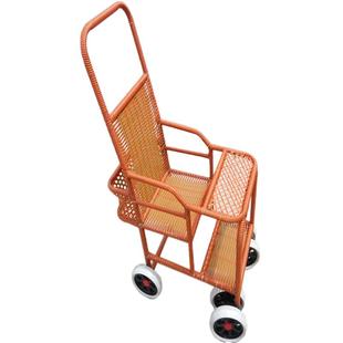 夏季婴儿仿竹藤推车坐椅餐车轻便宝宝儿童小孩仿竹藤编车小推车夏