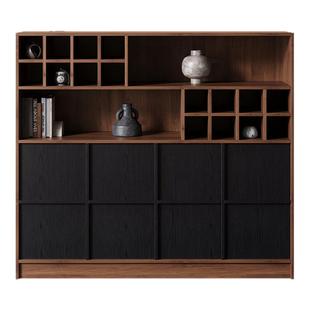 中式实木博古柜茶叶茶具收纳柜多宝阁置物架茶室展示架茶杯摆放架