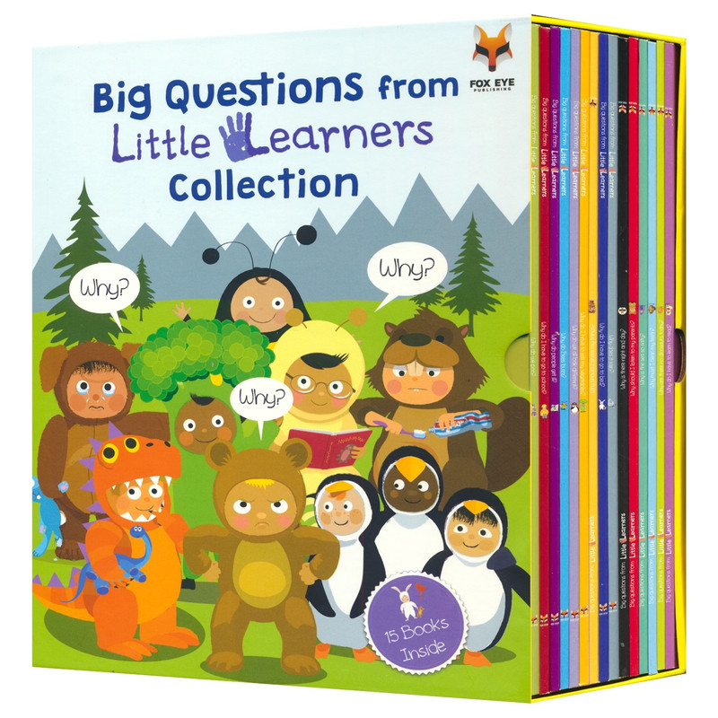 Big Questions From Little Learners 小小问号大探索15册 幼儿百科科普绘本 亲子读物 英文原版进口儿童图书