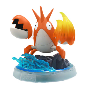 正版布鲁可宝可梦积木人龙虾小兵皮卡丘官方拼装摆件玩具布鲁克新