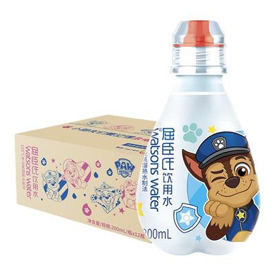 屈臣氏饮用水200ml*12瓶儿童款