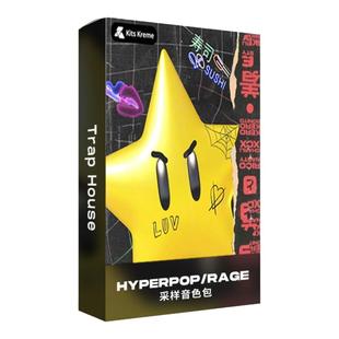 Hyperpop音色包Rage鼓包编曲素材Trap采样合集Synthetic旋律鼓组