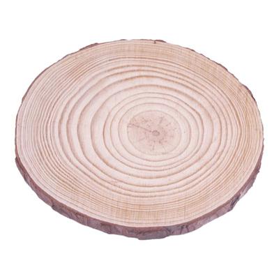 diy装饰年轮拍摄道具手绘小木桩