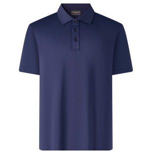 【5A抗菌/桑蚕丝】曼加龙夏季新款商务男士短袖POLO衫凉感透气T恤