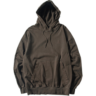 【官方】nautica whitesail 日系潮流刺绣logo重磅连帽卫衣
