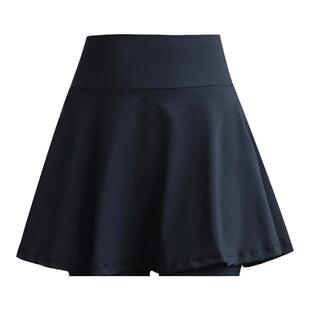 夏季女速干防走光半身短裙裤大码运动健身瑜伽跑步专用五分短裤裙