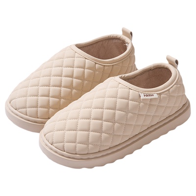 孕妇棉拖鞋女士冬包跟厚底保暖