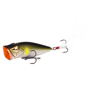 ARK水面系波爬路亚假饵PopperZP70淡水仿真鱼饵羽毛钩高震动鲈鱼