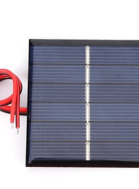 0.55W3V太阳能电池板滴胶板电池充65X55MM可以带线2.4V