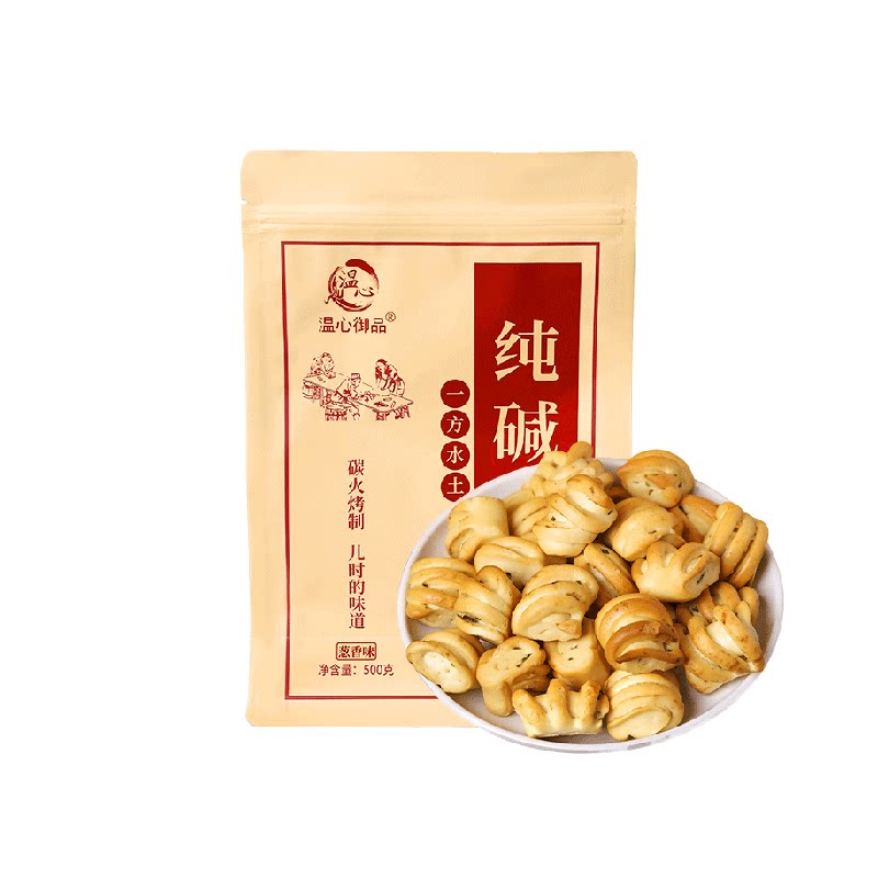 温心御品纯碱烤馍片500g