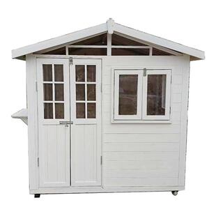 户外防腐木茶室房木屋榻榻米露营花园别墅庭院储物间组装工厂安装