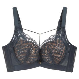 奥维丝丽新品内衣女中薄杯调整型性感蕾丝收副乳上托聚拢女士文胸