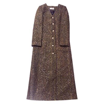 小香毛呢外套大衣女高端轻奢长袖连衣裙2025新秋冬季收腰显瘦气质