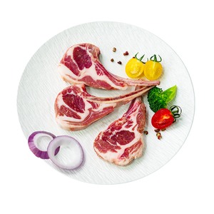 法式羊排200g小战斧羔羊把手烧烤烤肉食材调理羊肉空气炸锅半成品