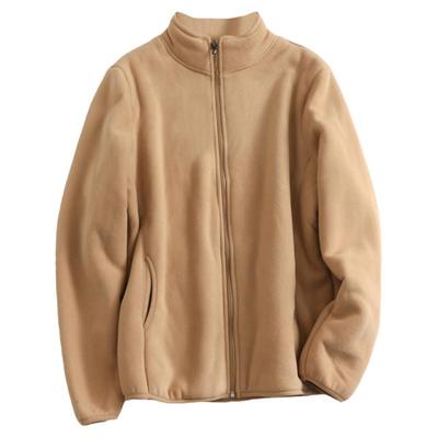 加厚保暖摇粒绒长袖抓绒衣外套