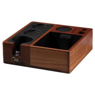 Bincoo实木咖啡压粉底座套装布粉器压粉锤意式器具收纳咖啡机配件