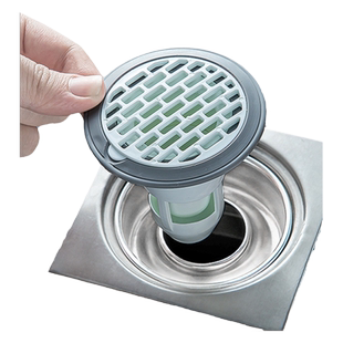 地漏防臭器卫生间厕所下水道反味堵封口盖下水管防虫除返臭神器X