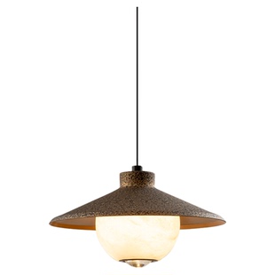 梵华卧室床头可升降天然云石吊灯北欧轻奢艺术高级餐厅吧台吊线灯