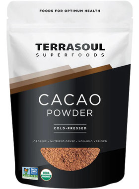 Terrasoul有机0糖低脂生可可粉