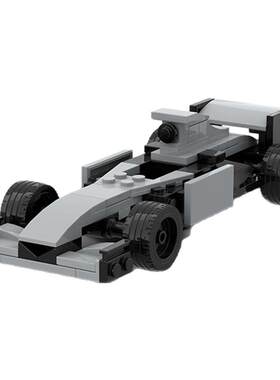 F1方程式赛车模型MOC积木坐人仔