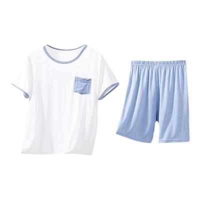 红豆莫代尔儿童睡衣居家服短袖