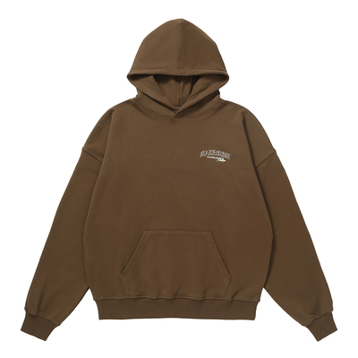 MAKEMORE刺绣美式连帽卫衣男