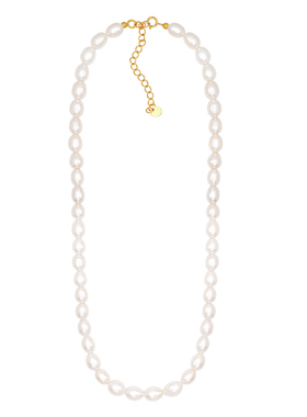 JX I 西娅 法式优雅S925银简约高级感品质天然淡水珍珠叠戴锁骨链