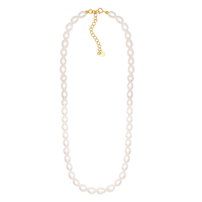 JX I 西娅 法式优雅S925银简约高级感品质天然淡水珍珠叠戴锁骨链