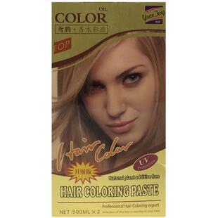 鸢腾染发剂自己在家染纯盖白发女无刺激不伤发天然植物发廊染发膏