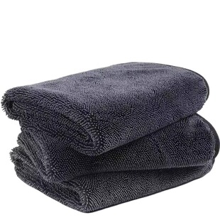 小辫子收水毛巾双面擦车巾洗车加捻布不留水印不掉毛加厚擦车毛巾